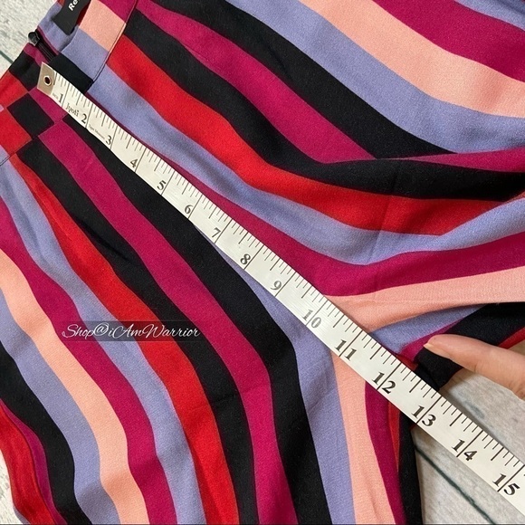 Reformation striped high rise wide leg pants *shop@iamwarrior - Picture 5 of 8